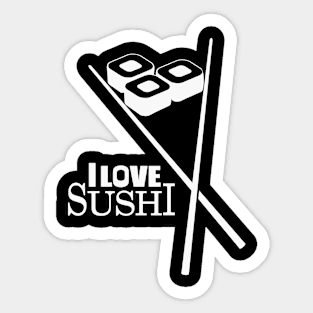 I love sushi Sticker